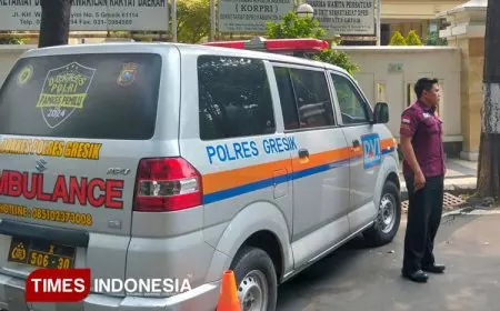 Kapolres Gresik Luncurkan Ambulans Gratis, Beroperasi 24 Jam
