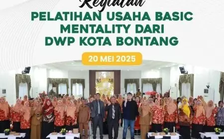 DWP DPMPTSP Bontang Apresiasi Pelatihan Basic Mentality