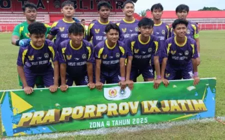 Sepakbola Kota Kediri Lolos ke Porprov Jatim 2025, Kabupaten Kediri Kandas di Pra Porprov
