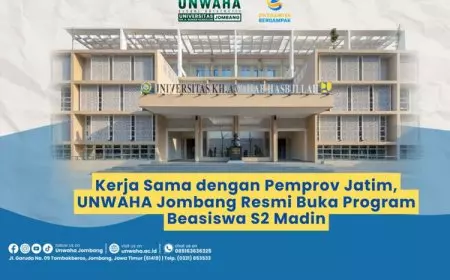 Kerja Sama dengan Pemprov Jatim, UNWAHA Jombang Resmi Buka Program Beasiswa S2 Madin