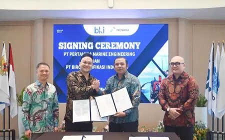 Pertamina Marine Engineering dan BKI Jalin Kerja Sama Strategis Maritim dan Energi Nasional