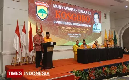 Hari Pertama MUBES XII KOSGORO ditutup dengan Penyampaian Laporan Pertanggungjawaban PPK KOSGORO