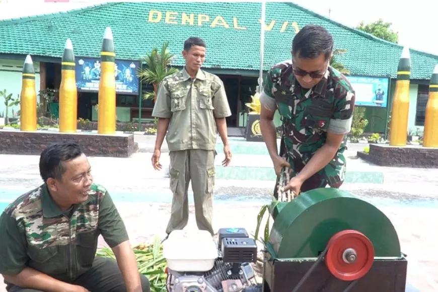 Mesin Pencacah Karya TNI AD Denpal V1 Madiun, Dari Barang Bekas Jadi Solusi Petani