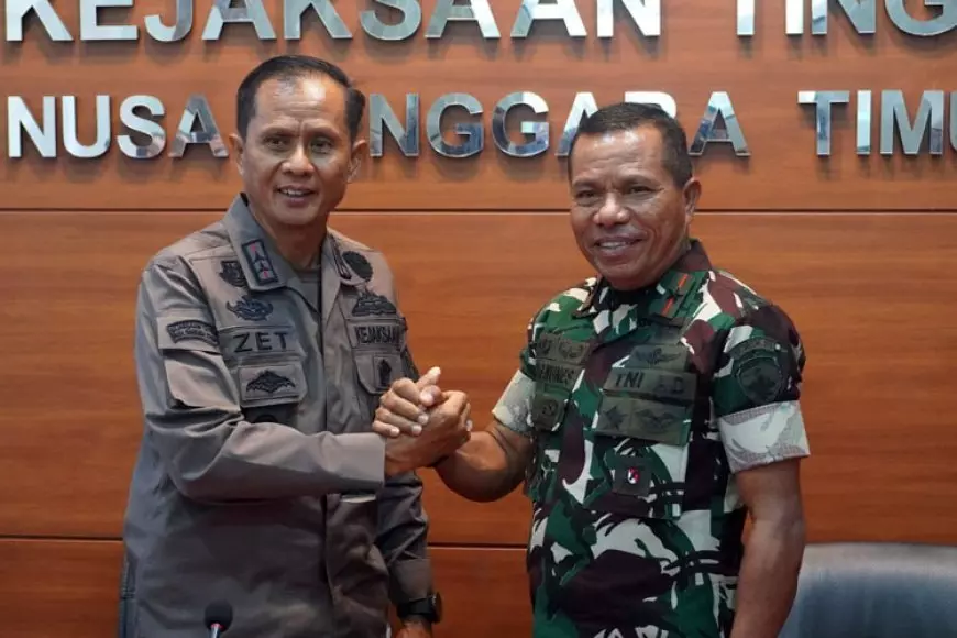 Begini Respon Kajati Saat Kunjungan Danrem 161/Wirasakti di Kejati NTT