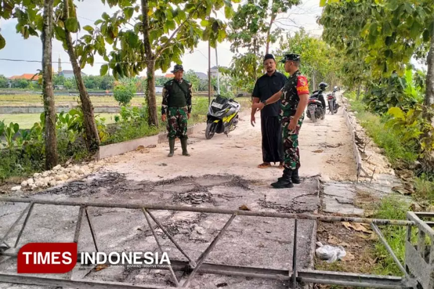 TMMD 124: Dandim Lamongan Tinjau Jalan, Sapa Warga, Hingga Cegah Stunting