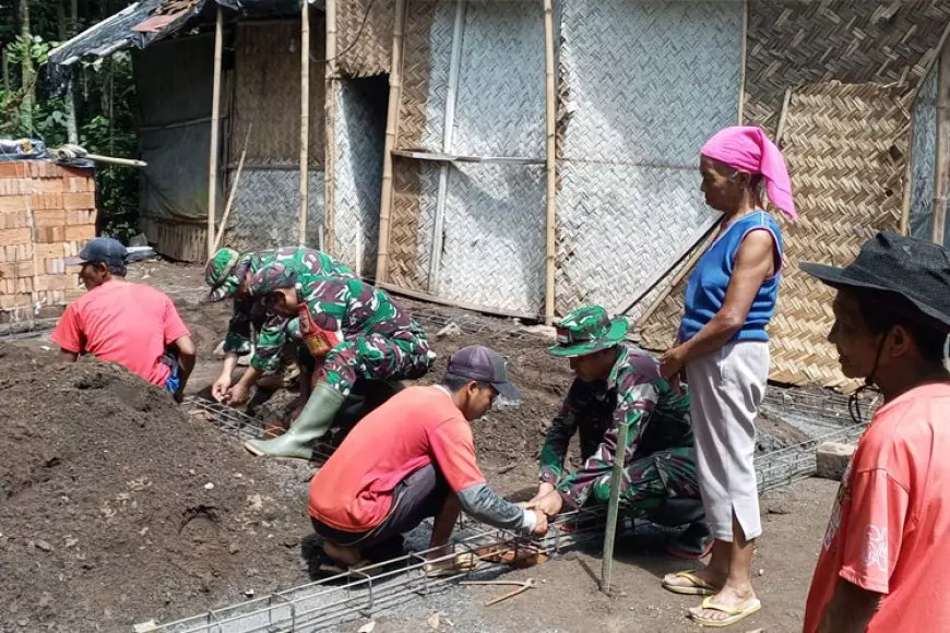 Bedah Rumah TMMD, Pasutri di Jember Ini Akhirnya Memiliki Rumah Impian