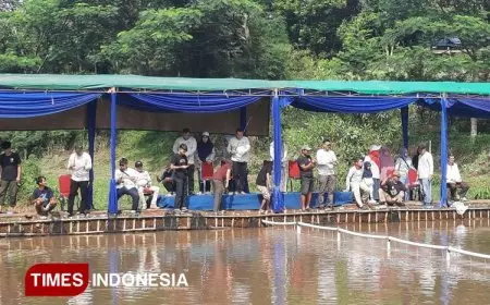 Perkuat Suasana Kebersamaan Dalam Dies Natalis ke-61, UNJ Gelar Mancing Bersama Sivitas Akademika