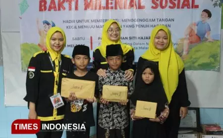 Bakti Milenial Sosial HMJ Akuntansi UWG Malang: Menggenggam Harapan di Panti Asuhan Siti Hajar