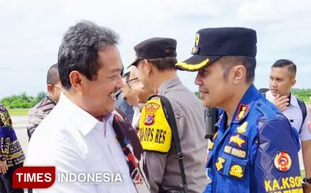 Kunjungan Menteri KP, KSOP Waingapu Dukung Pembangunan Tambak Udang di Sumba Timur