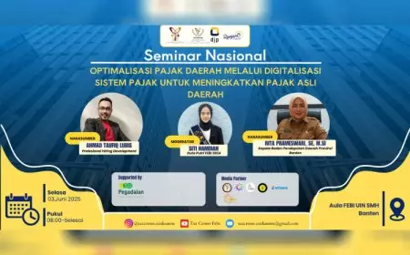 Optimalkan Pajak Daerah Melalui Digitalisasi, Tax Center FEBI UIN Sultan Maulana Hasanuddin Gelar Taxfest