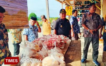 Jelang Perayaan Idul Adha 1446 Hijriah, Wakil Bupati Taliabu Pantau Aktivitas Pasar