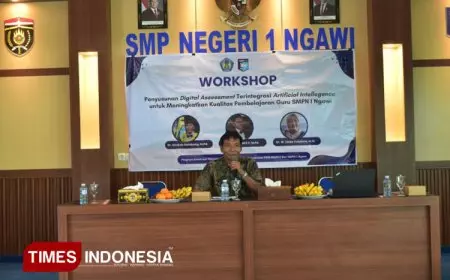 UNIPMA Madiun Gelar Pelatihan Penyusunan Digital Assessment Berbasis AI di SMPN 1 Ngawi