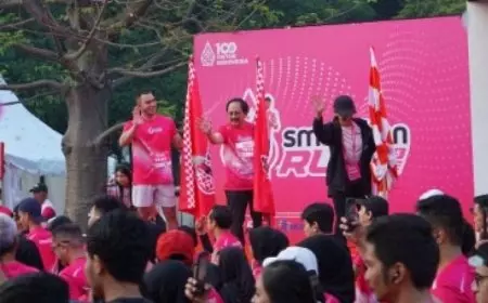 SMARTFREN RUN 2025, 5.000 Pelari Pecahkan Rekor Partisipasi