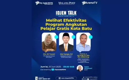 Kritisi Efektivitas Angkutan Pelajar Gratis Kota Batu, Dosen UWG Malang Bicara di Ijen Talk City Guide 911 FM
