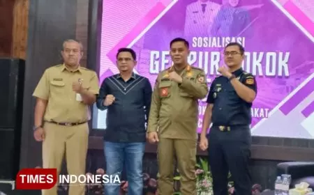 Satpol PP Jember dan Bea Cukai Gelar Sosialisasi Pencegahan Peredaran Rokok Ilegal