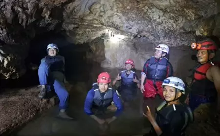 Mahasiswa FH UWG Telusuri Karst Malang dalam Outing Class Hukum Perubahan Iklim