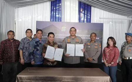 PT KCN dan Polres Pelabuhan Tanjung Priok Lakukan Penandatanganan Nota Kesepahaman Terkait Keamanan dan Kehumasan