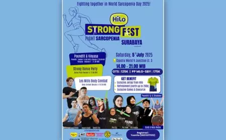 Hilo   menyelenggarakan Strong fest fight sarcopenia surabaya