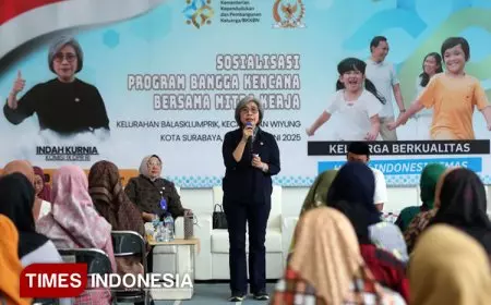 Program Strategis, BKKBN dan Anggota Komisi IX DPR RI Sosialisasi Bangga Kencana di Surabaya