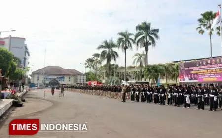 Jelang Suro, Bupati Jember Fawait Gelar Apel dengan PSHT