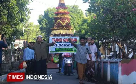 Wabup Fahmi Hadiri Tradisi Kadisah Desa Krejengan