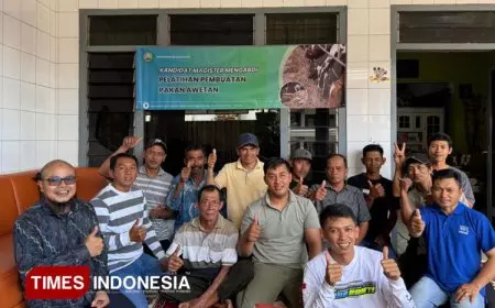 Mahasiswa Magister Peternakan Unisma Malang Gelar Pelatihan Pakan Awetan Silase