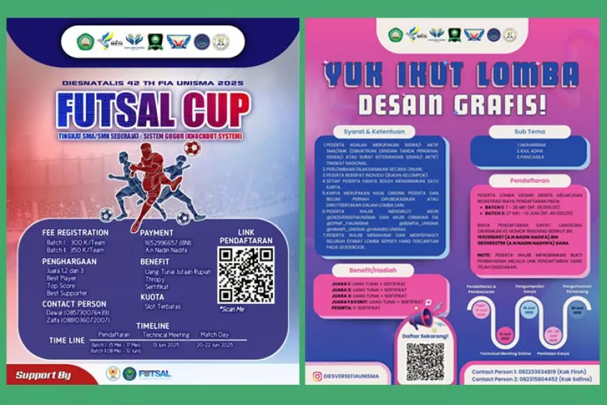 Dies Natalis ke&#45;42 FIA UNISMA Hadirkan Lomba Nasional, Dorong Prestasi dan Kreativitas Pelajar