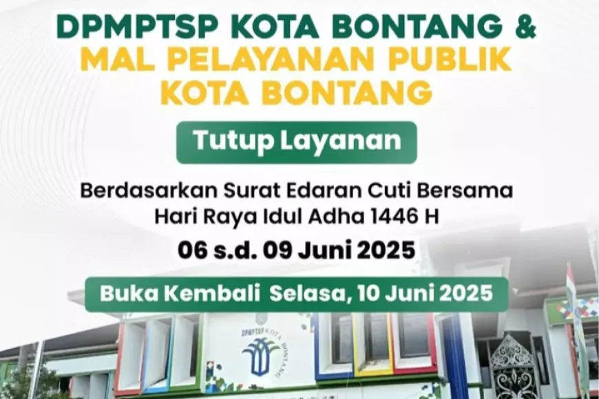 Besok, DPMPTSP Bontang dan Mal Pelayanan Publik Bontang Kembali Buka