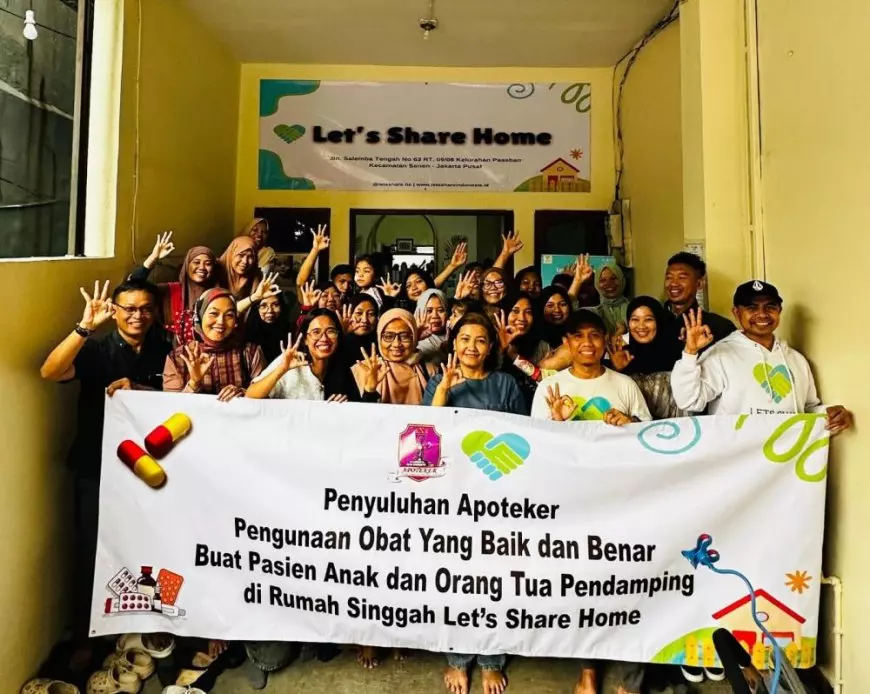 Alumni Apoteker Angkatan 30 ISTN Berikan Donasi dan Berbagi Ilmu di Let's Share Home Jakarta