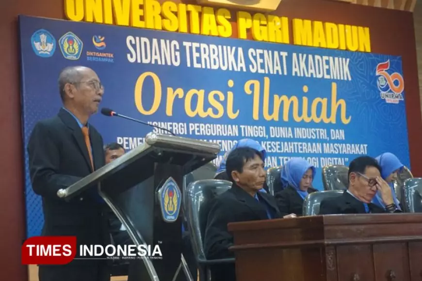 Orasi Ilmiah Dies Natalis ke-50 UNIPMA Madiun, Rektor Apresiasi Kerja Keras Civitas Akademika