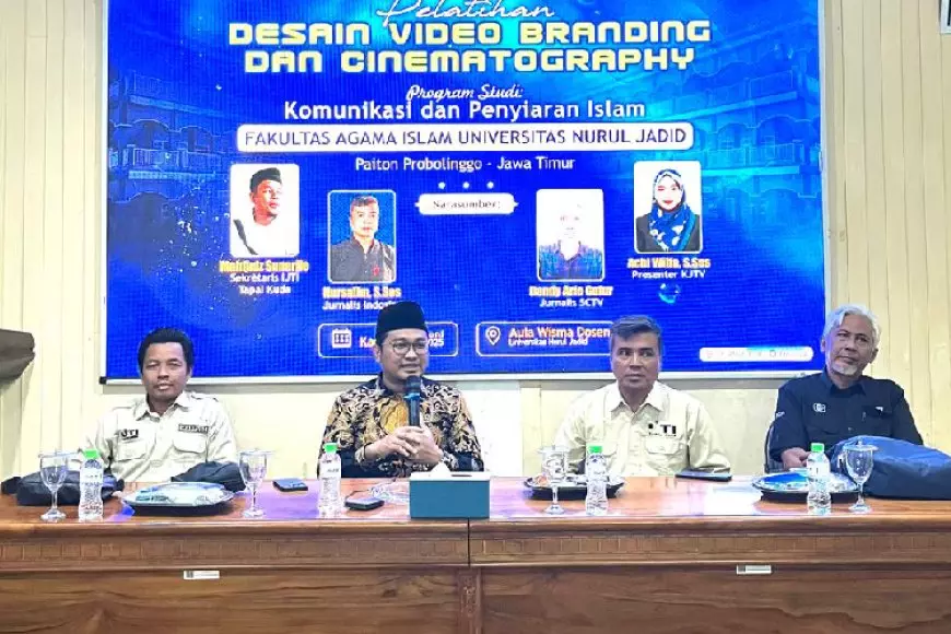 KPI UNUJA Probolinggo Gelar Pelatihan Desain Video Branding dan Cimatovraphy Bersama IJTI