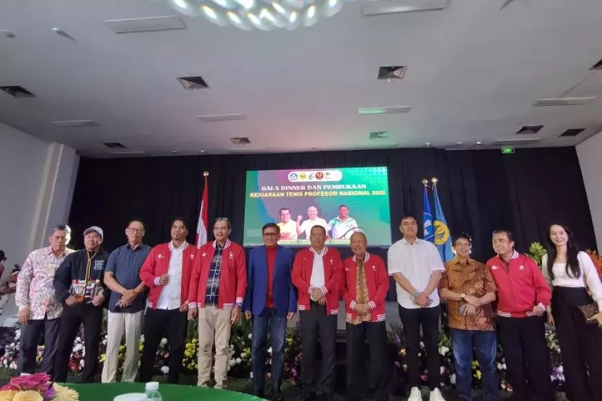 UNJ Resmi Buka Kejuaraan Tenis Profesor Nasional 2025, Ajang Sinergi Akademisi Melalui Olahraga