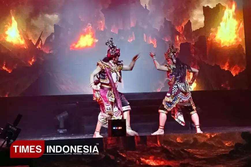 Tampilan Visual Digital Gayatri dalam Relebellion in Wilwatikta