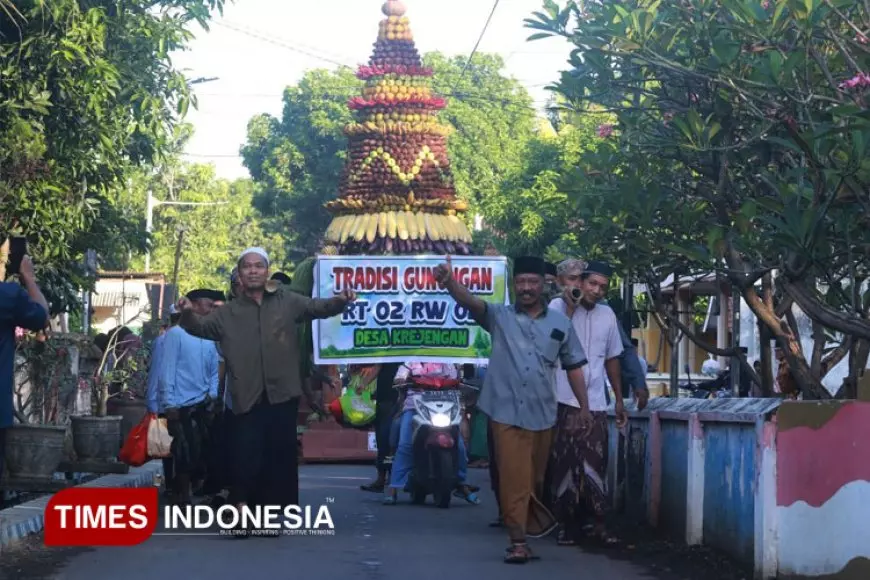 Wabup Fahmi Hadiri Tradisi Kadisah Desa Krejengan