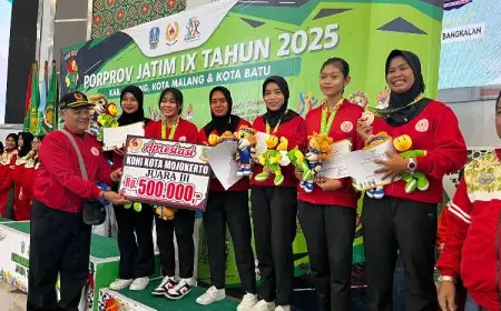 Kota Mojokerto Duduki Peringkat 10 Besar Porprov Jatim 2025