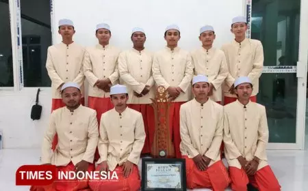 Syauqon Ilaih Putra UNISMA Raih Juara 1 Festival Sholawat Al-Banjari Tingkat Umum se-Jawa Timur di Nganjuk