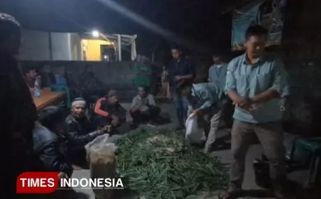 Mahasiswa STISIP Bina Putera Banjar Latih Peternak Sindangasih Buat Pakan Silase