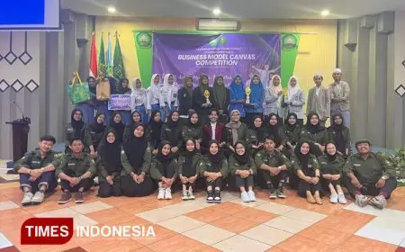 UKM Kewirausahaan Golden Preneur Unisma Sukses Gelar Business Model Canvas Competition