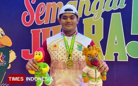 Irmanda Putra Raih Medali Emas Combat Sambo di Porprov IX Jatim 2025