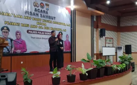Pamit ke Haltim, AKBP Bobby Kusuma Ardiansyah: Morotai Adalah Jalan Takdir Kedinasan Saya