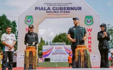 Menpora Dito Ariotedjo Gelar "Kick-off" Piala Menpora 2025 di Ternate