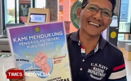 PN Purwokerto Gencarkan Kampanye Anti Gratifikasi, Libatkan Semua Hakim dan Aparatur