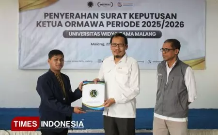 Penyerahan SK Ketua Ormawa UWG 2025/2026: Rektor Tekankan Peran Strategis Organisasi Kemahasiswaan