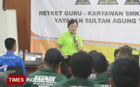 Retret Yayasan Sultan Agung Tebuireng: SMK Tidak Boleh Jalan di Tempat