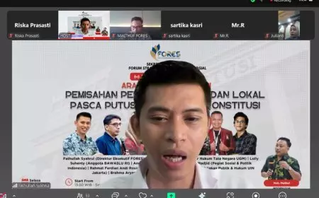 FORES Gelar Webinar Nasional Bahas Dampak Putusan MK 135/PUU-XXII/2024 terhadap Demokrasi
