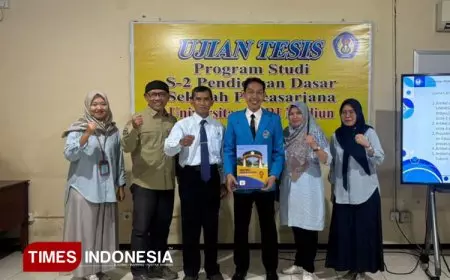 Angkatan Pertama, Prodi Magister Pendidikan Dasar Pascasarjana UNIPMA Madiun Sukses Gelar 11 Ujian Tesis