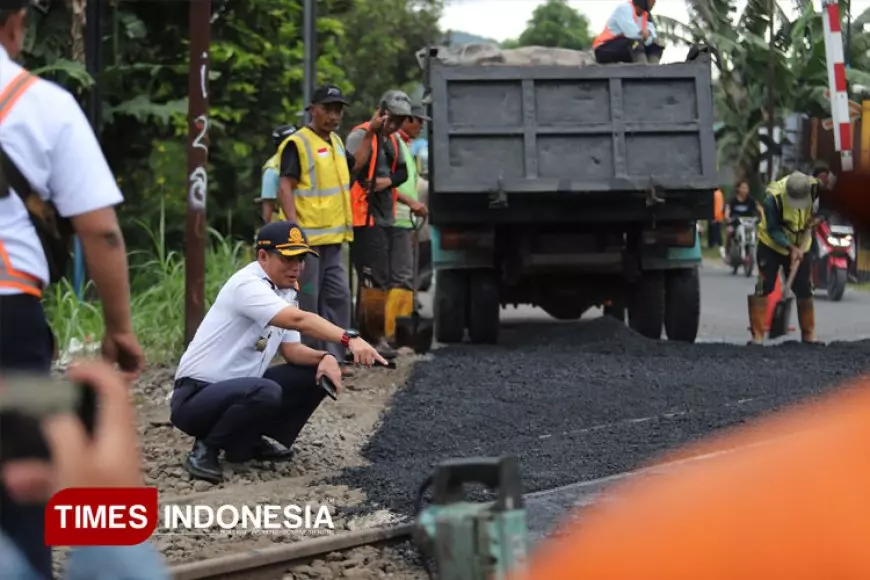Kerap Bikin Kecelakaan, Perlintasan Sebidang di Garahan Diperbaiki