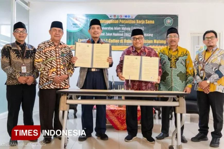 UNISMA dan BAZNAS Kota Malang Jalin Kerja Sama Strategis, Luncurkan Kedai Z&#45;Coffee