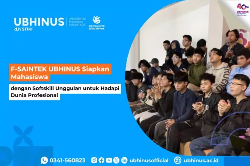F&#45;SAINTEK UBHINUS Siapkan Mahasiswa dengan Softskill Unggulan untuk Hadapi Dunia Profesional