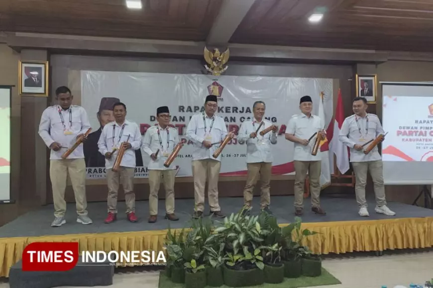 Kader Gerindra Kabupaten Mojokerto Kompak Kawal Program Prabowo di Bumi Majapahit
